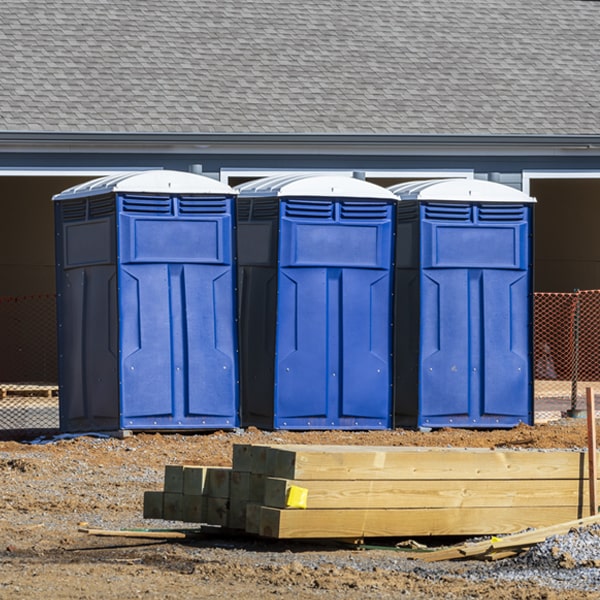 how often are the portable toilets cleaned and serviced during a rental period in Reedsburg WI